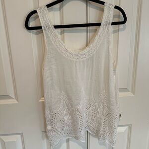 Joie lace/embroidered Blouse